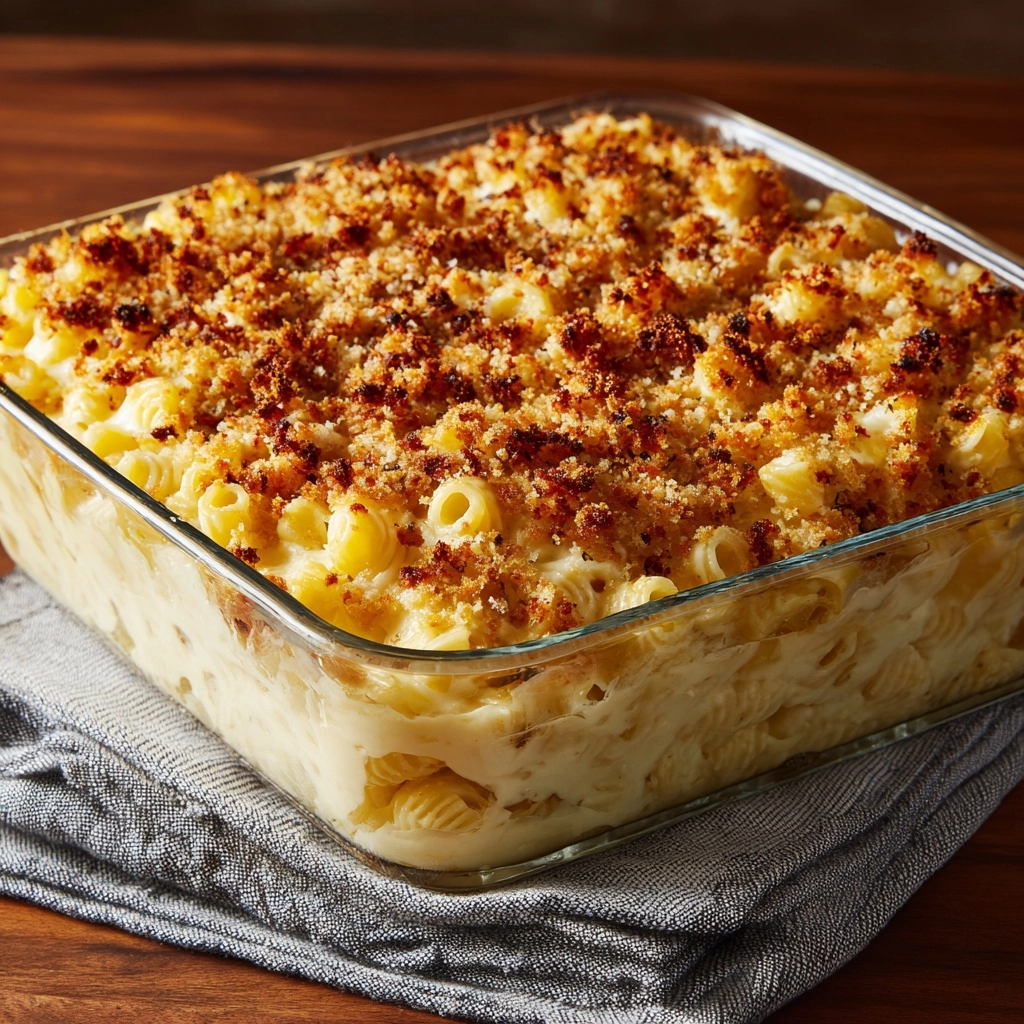 Southern Macaroni and Cheese Casserole Recipe - Recipe Image