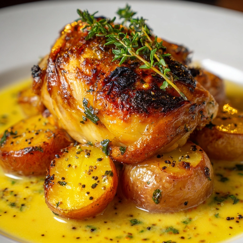 Lemon Greek Chicken and Potatoes Recipe - Recipe Image