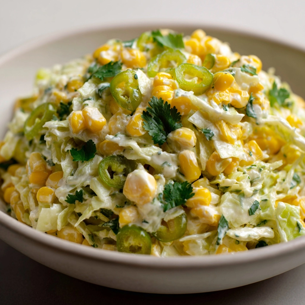 Jalapeño Corn Coleslaw Recipe - Recipe Image