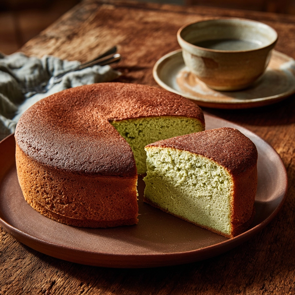 Matcha Pound Cake Recipe - Recipe Image