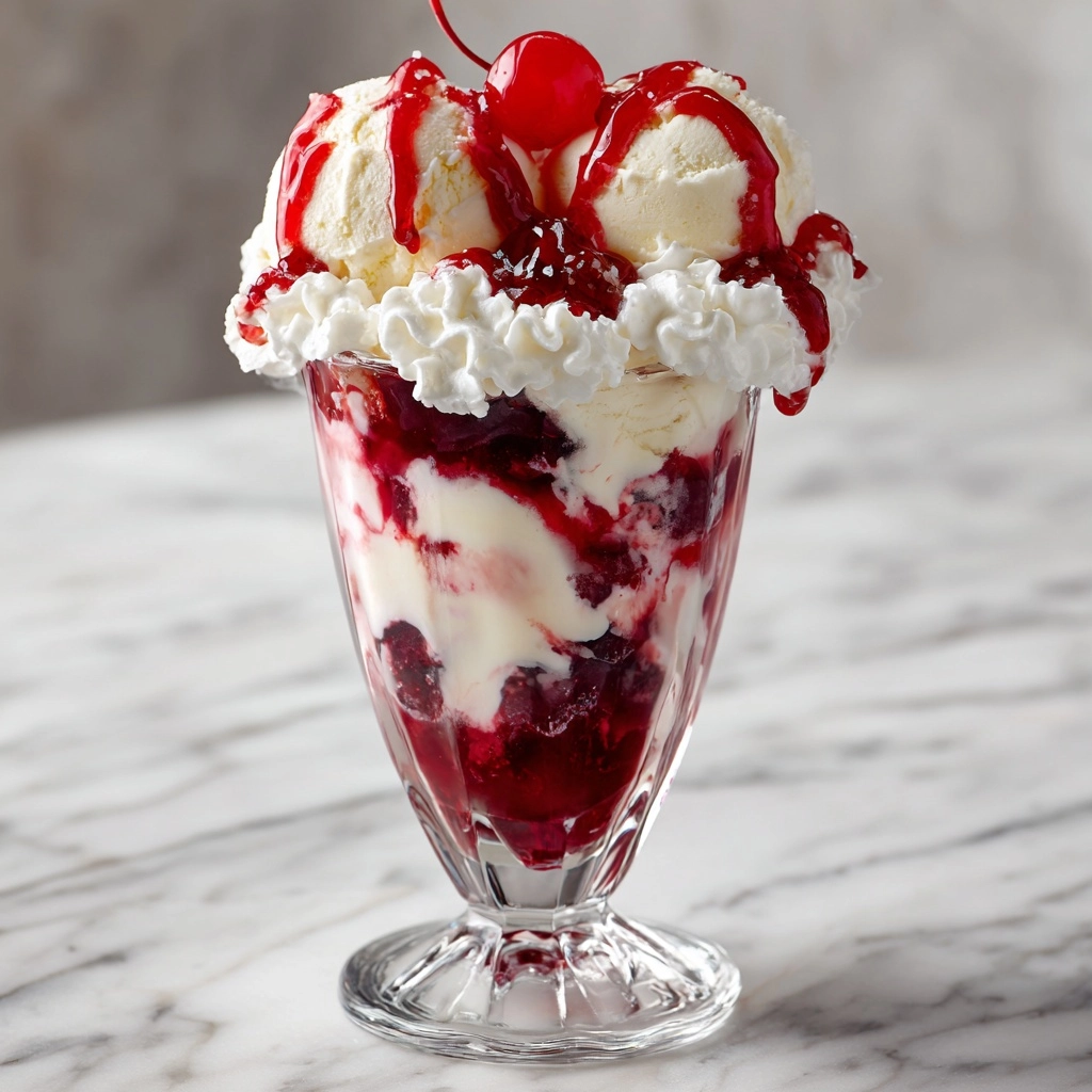 Shirley Temple Ice Cream Float Recipe - Recipe Image