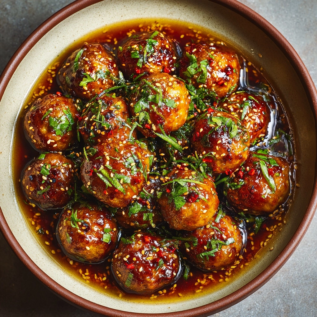 Honey Garlic Turkey Meatballs Recipe - Recipe Image