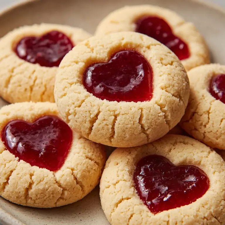Heart Jam Cookies Recipe