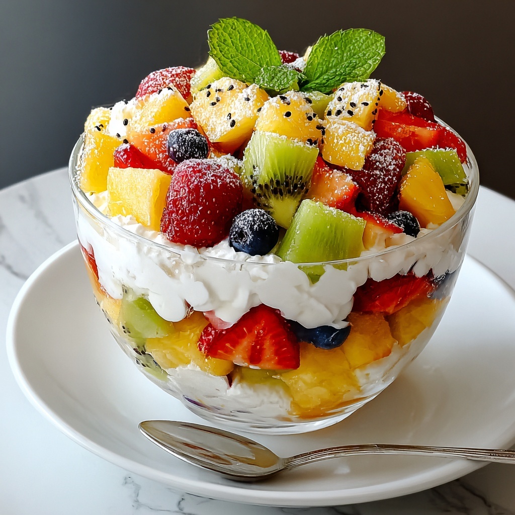 Fresh and Flavorful Breakfast Fruit Salad Recipe - Recipe Image