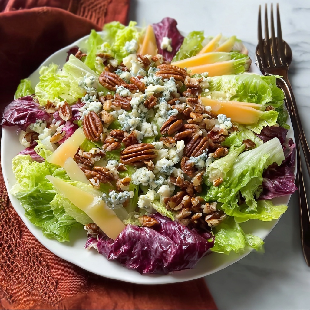 Blue Cheese, Walnut, and Chicory Salad Recipe - Recipe Image