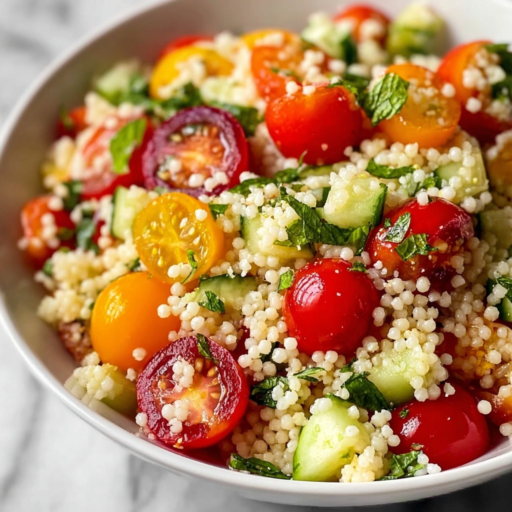 Cherry Tomato Couscous Salad Recipe - Recipe Image