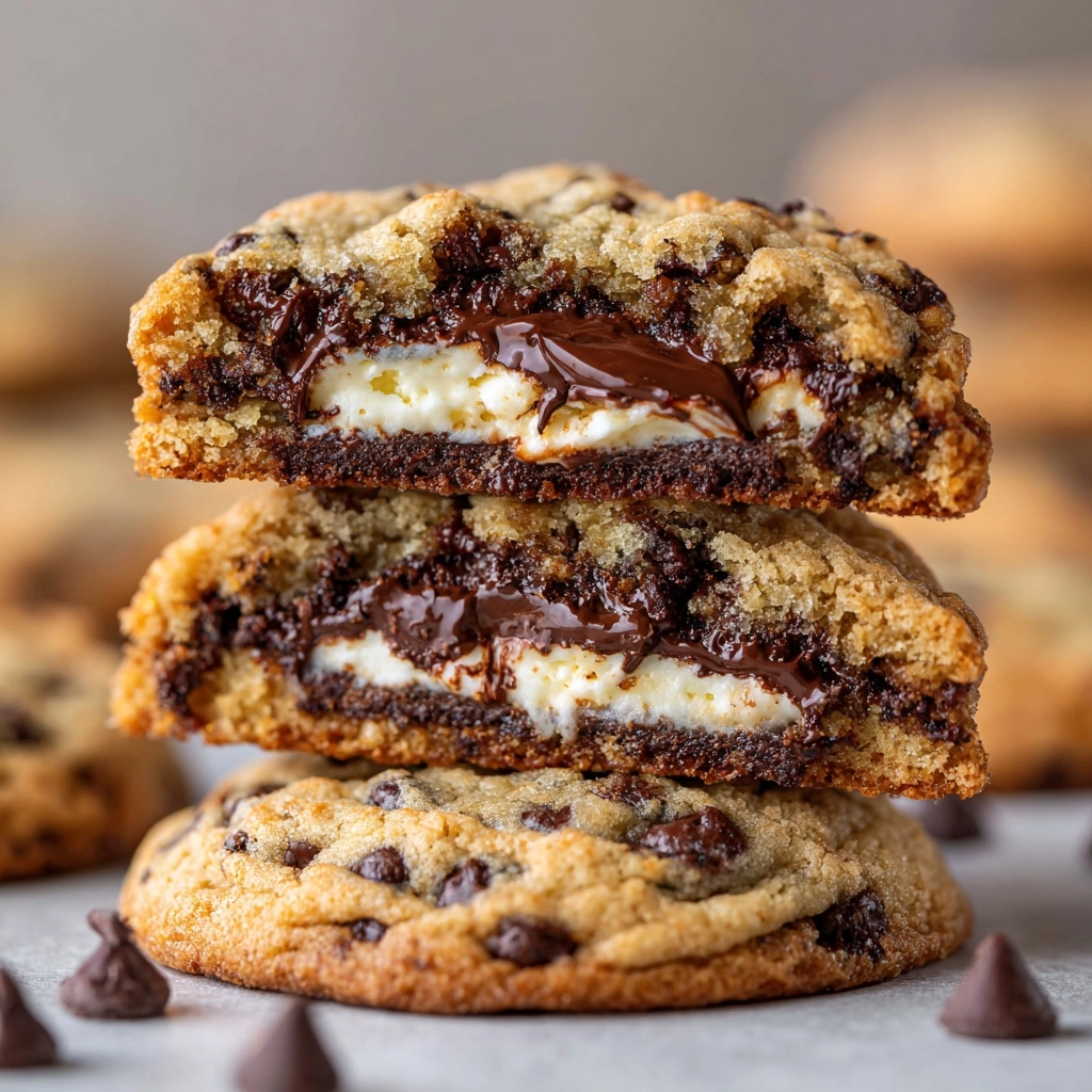 Decadent Cheesecake Chocolate Chip Cookies Recipe - Recipe Image
