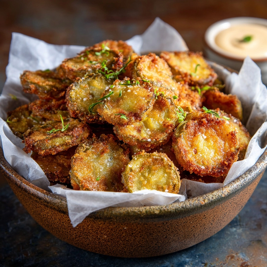 Crispy Deep Fried Pickles Recipe - Recipe Image