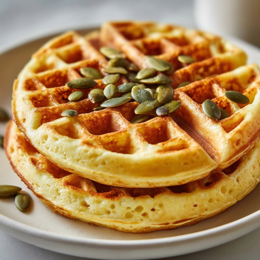 Pumpkin Waffles Recipe - Recipe Image