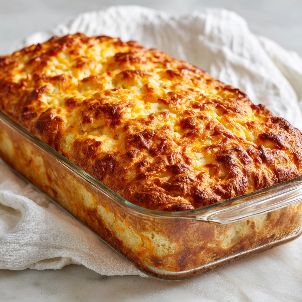 Easy Cheddar Cheese Bread Recipe - Recipe Image