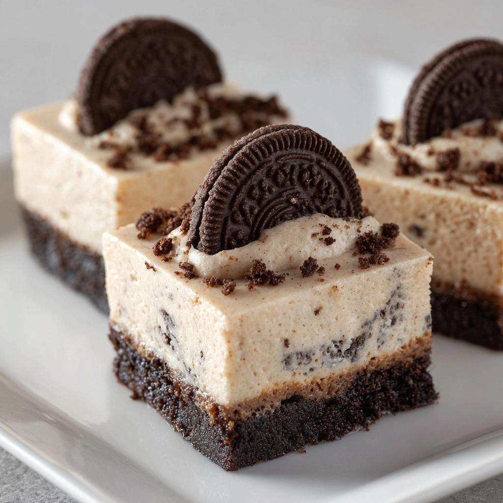 Oreo Cheesecake Slice Recipe - Recipe Image