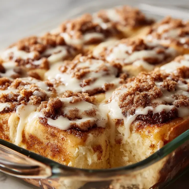 Dessert Cinnamon Roll Casserole Recipe