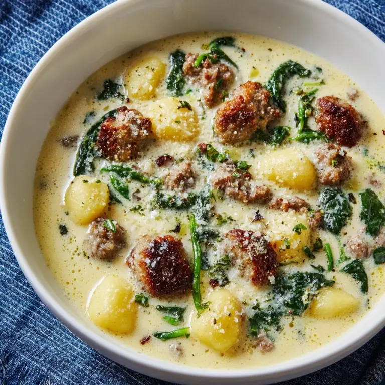 Creamy Parmesan Italian Sausage Ditalini Soup Recipe