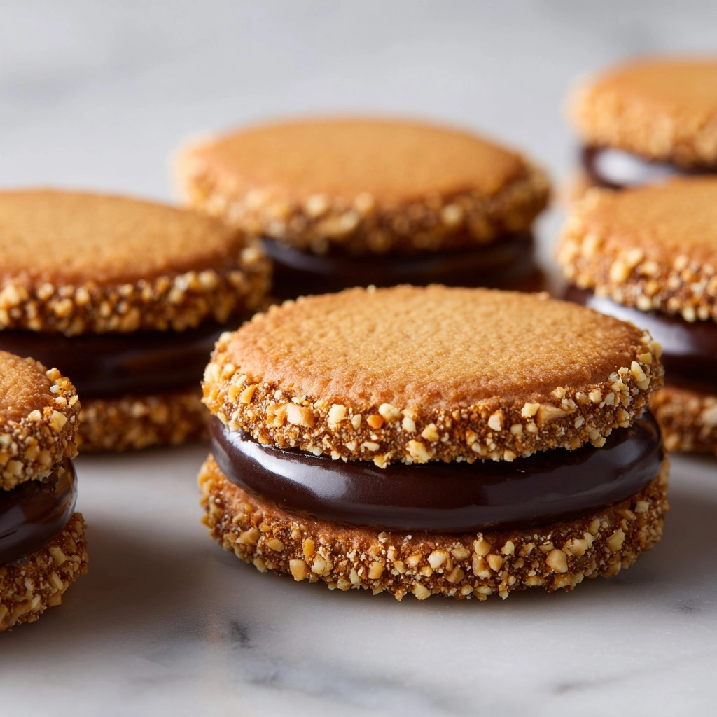 Chocolate Ganache Sandwich Cookies Recipe - Recipe Image