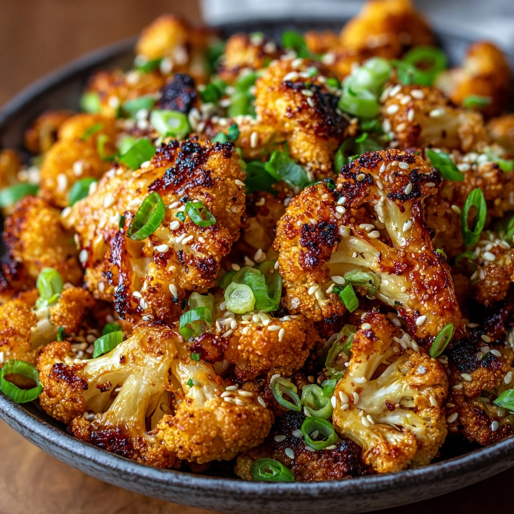 Sweet and Spicy Baked Cauliflower Recipe - Recipe Image