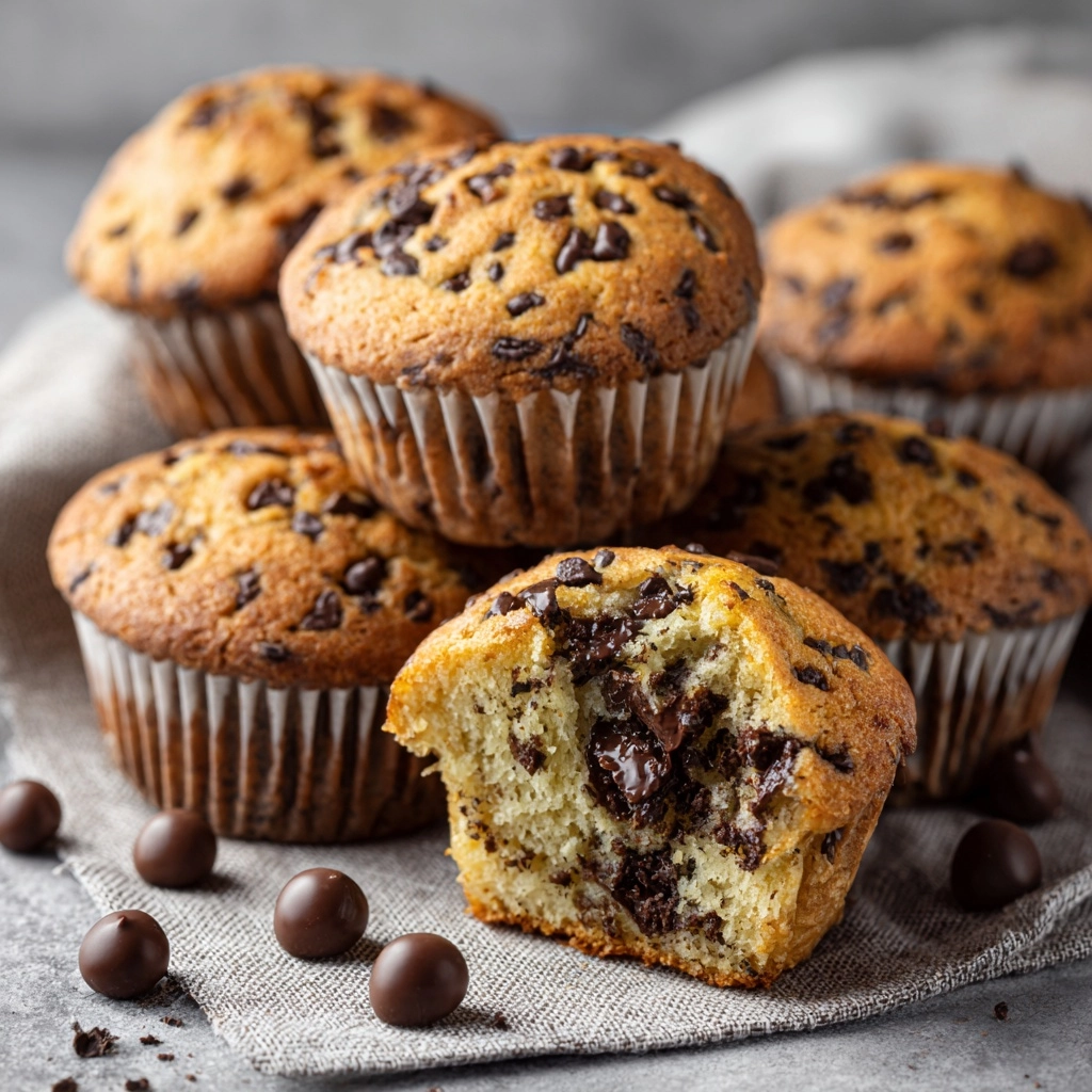 Greek Yogurt Muffins with Blueberries or Chocolate Chips Recipe - Recipe Image
