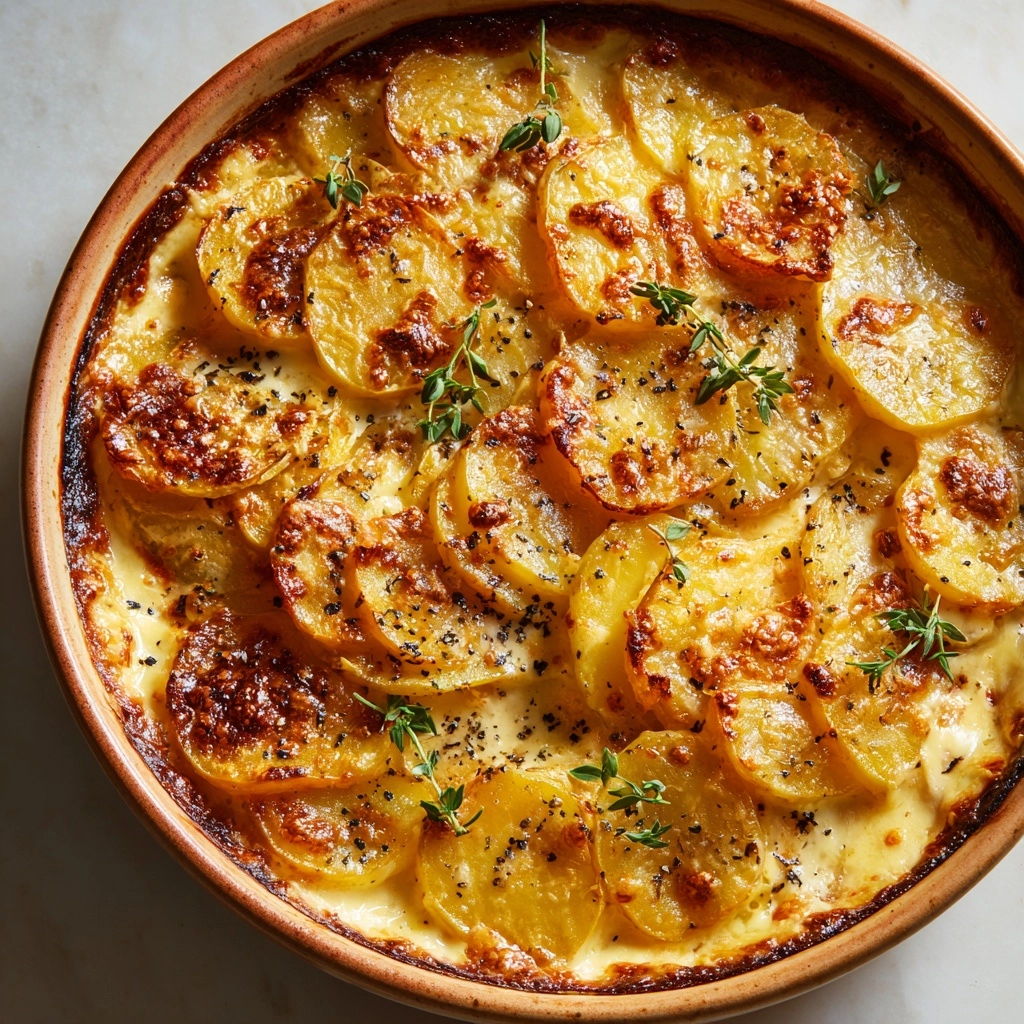 Creamy & Cheesy Au Gratin Potatoes Recipe - Recipe Image
