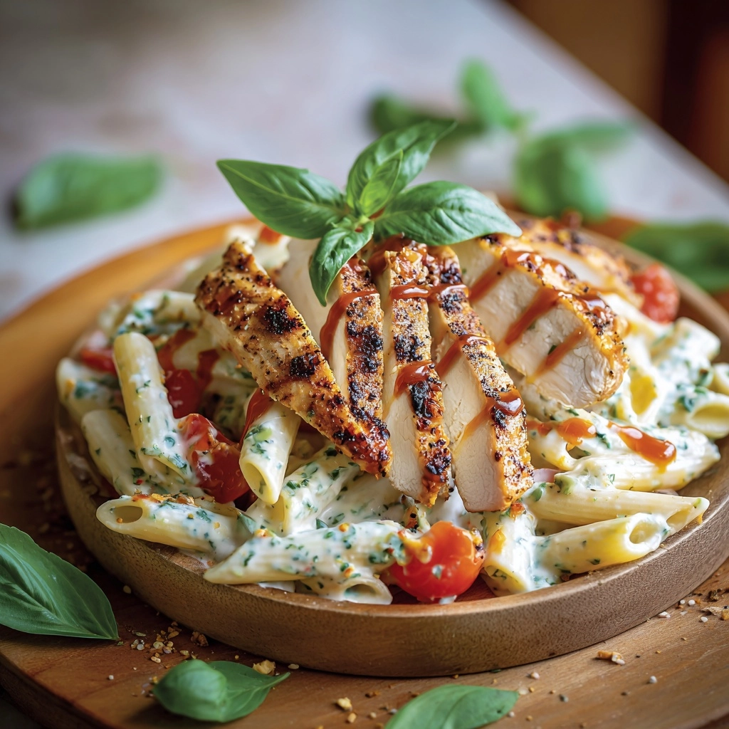 Best Honey Pepper Chicken Panini Pasta Recipe - Recipe Image