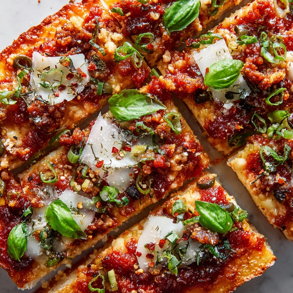 Lasagna Flatbread Recipe - Recipe Image