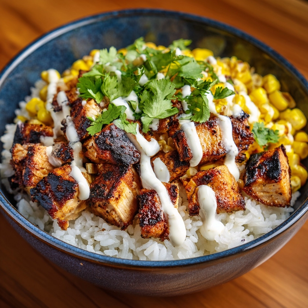 Street Corn Chicken Rice Bowl Recipe - Recipe Image