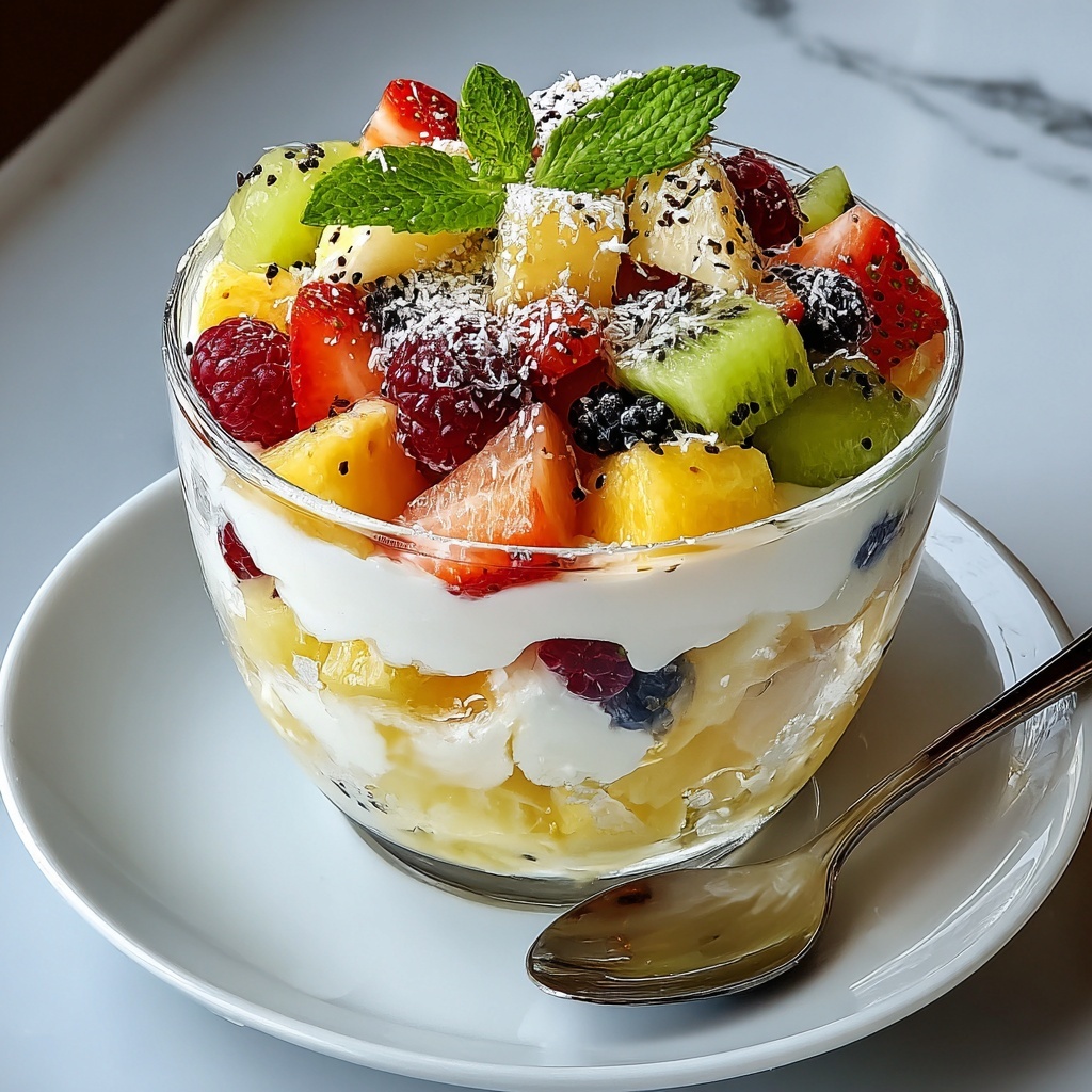 Fresh and Flavorful Breakfast Fruit Salad Recipe - Recipe Image