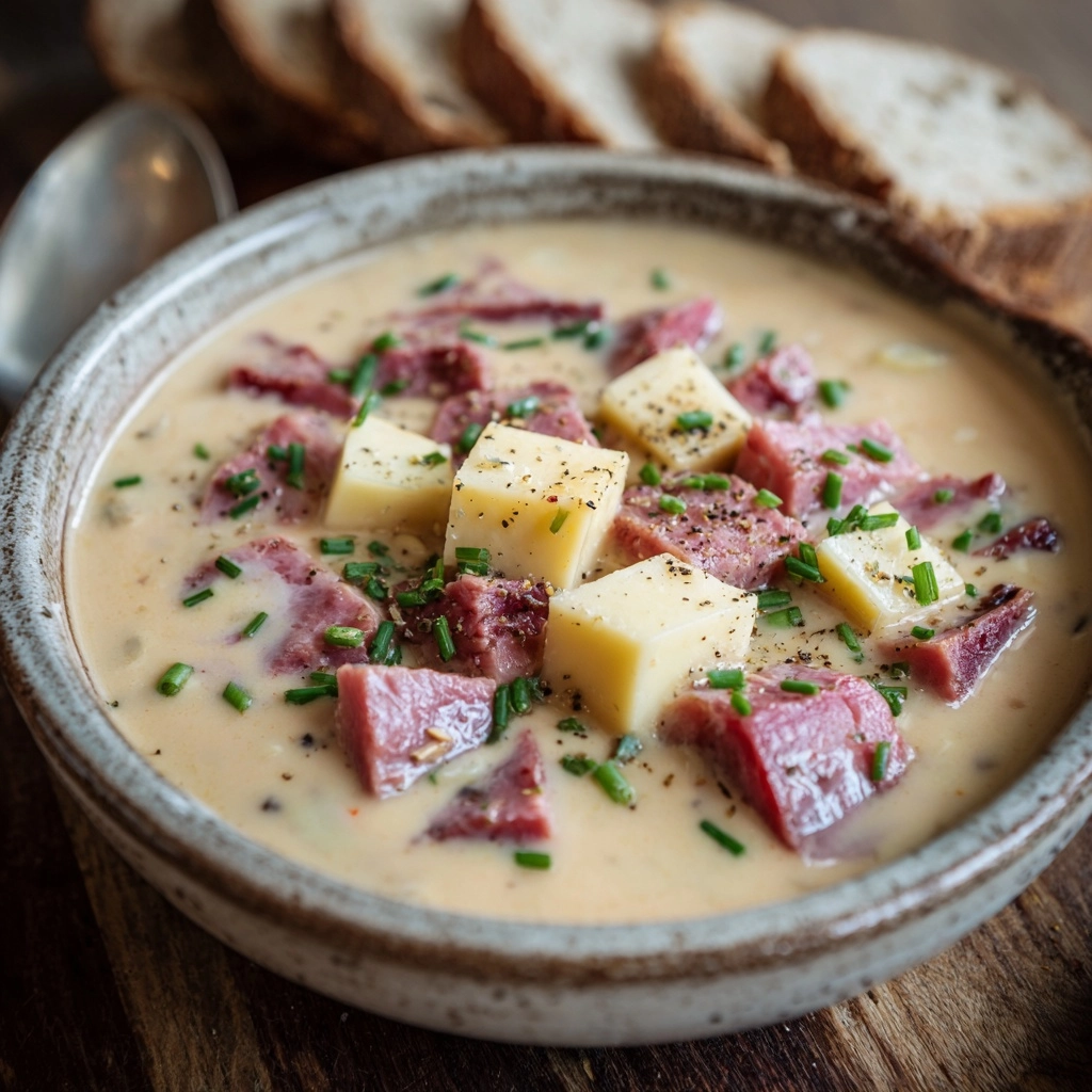 Easy Creamy Reuben Soup Recipe - Recipe Image