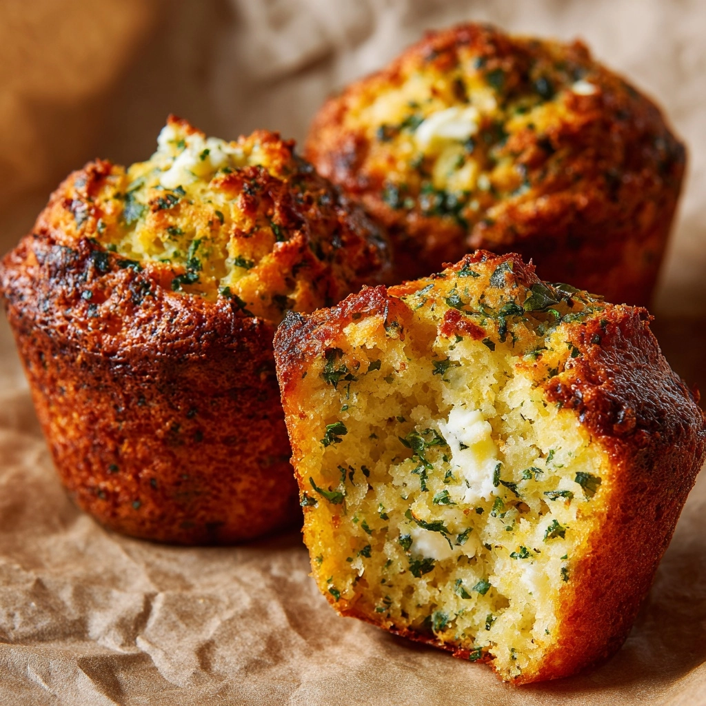 Cheese & Herb Muffins with Whipped Bovril Butter Recipe - Recipe Image