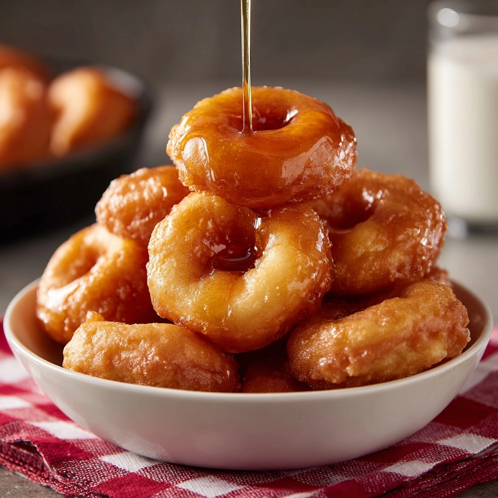 Canned Biscuit Glazed Doughnuts Recipe - Recipe Image