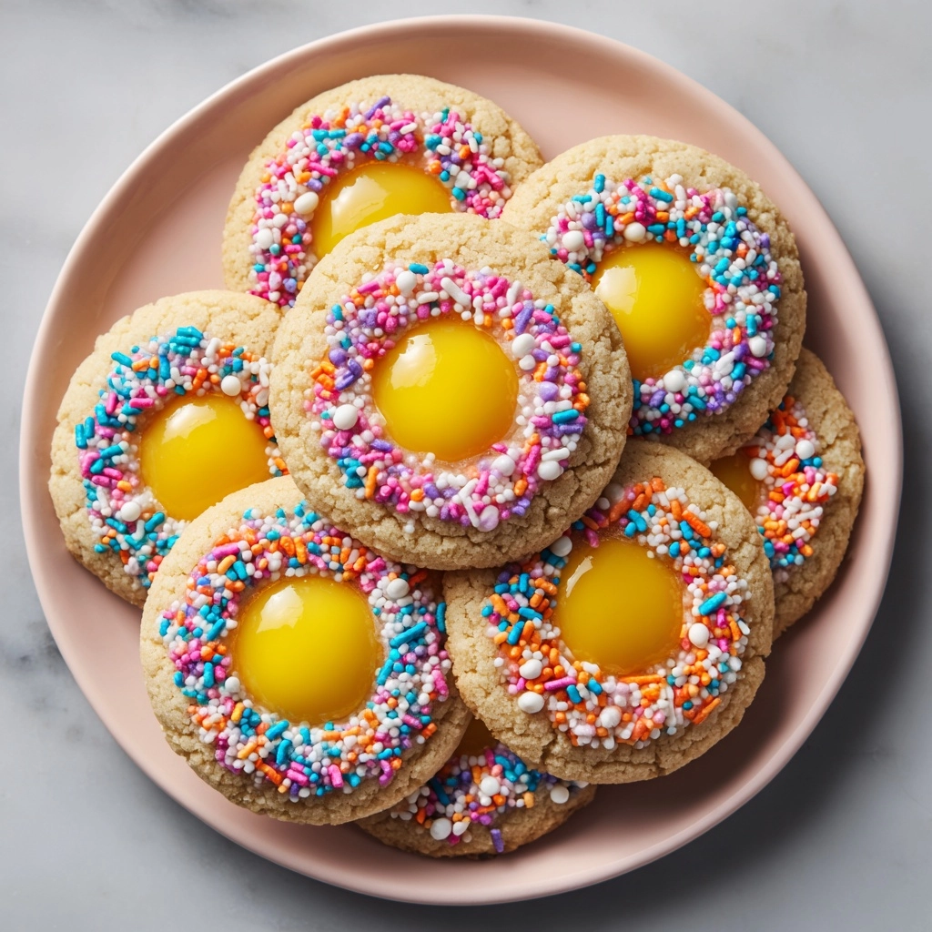 Easter Thumbprint Cookies with Lemon Curd Recipe - Recipe Image
