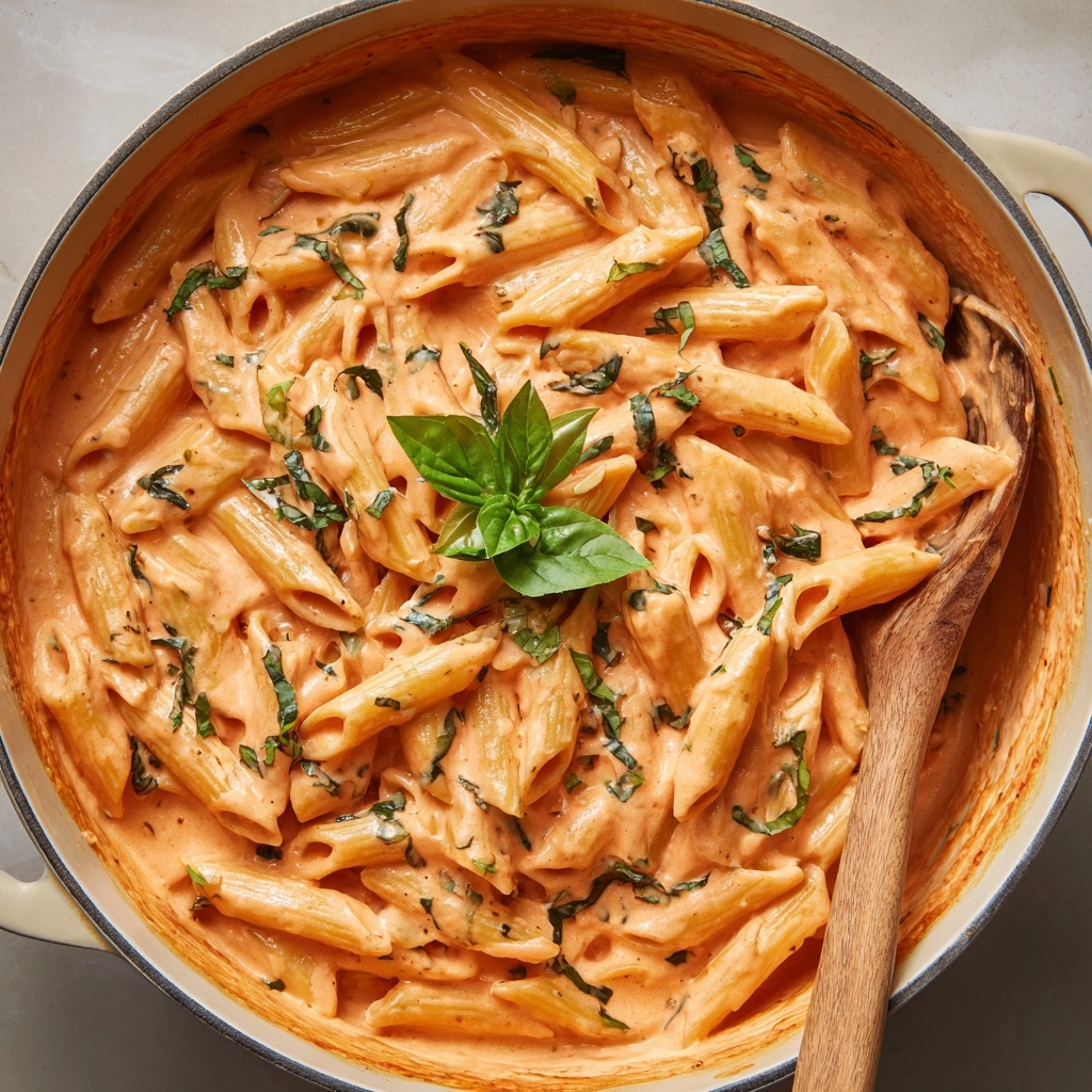 One Pot Rigatoni in Pink Sauce: An Incredible Ultimate Recipe - Recipe Image