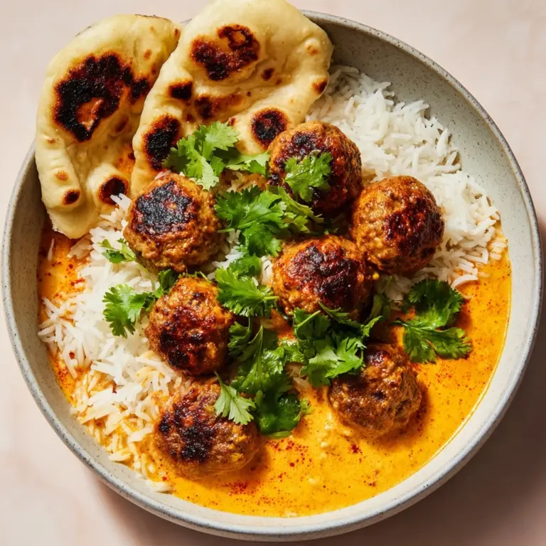 Butter Chicken Meatballs Recipe
