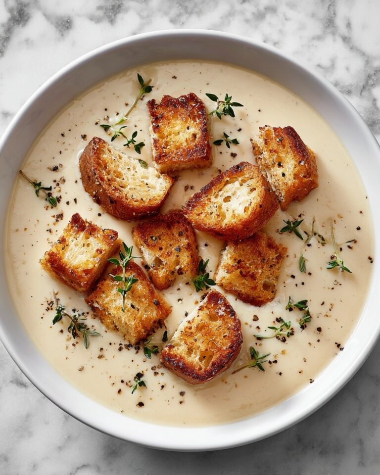 Creamy Roasted Garlic Potato Soup Recipe