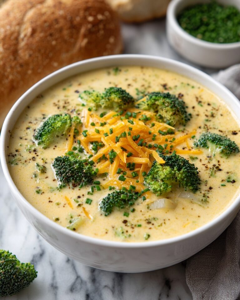 Crockpot Potato Broccoli Cheddar Soup Recipe