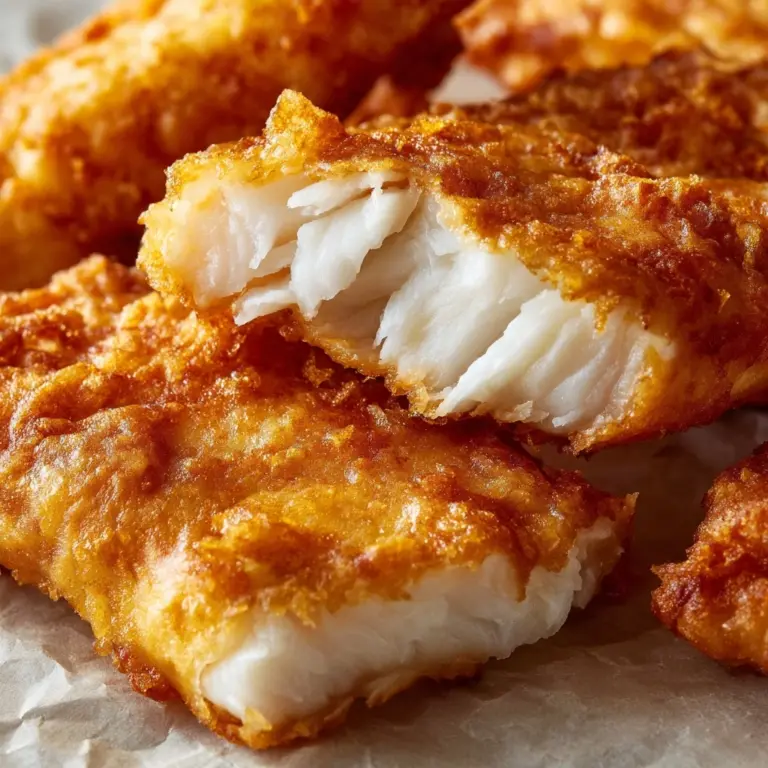 Batter Dipped Fried Fish Recipe
