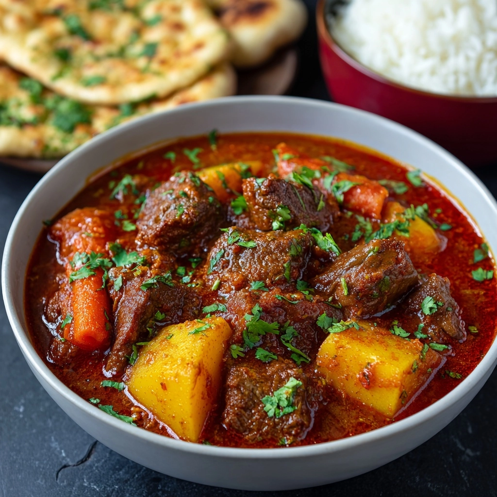 Slow Cooker Beef Curry Recipe - Recipe Image