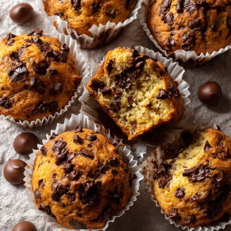 Greek Yogurt Muffins with Blueberries or Chocolate Chips Recipe