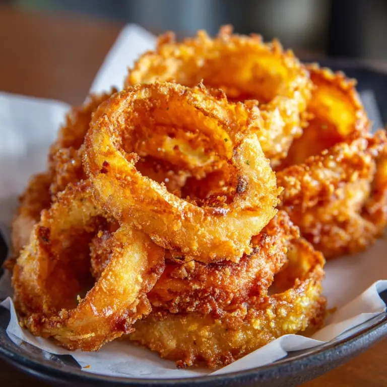 So So Crispy Fried Onion Rings Recipe