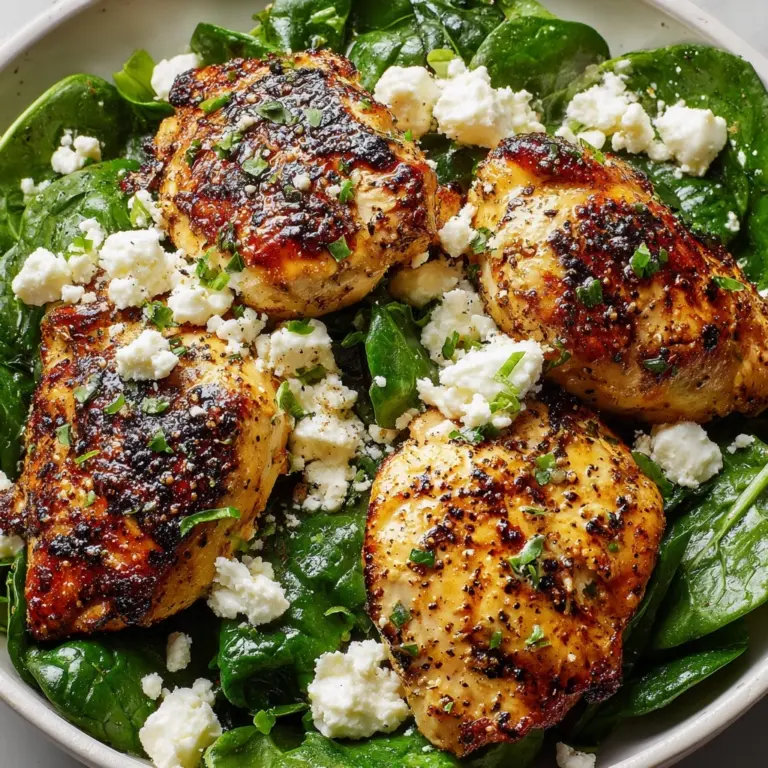 Easy Chicken Breast Stuffed with Spinach and Feta Recipe