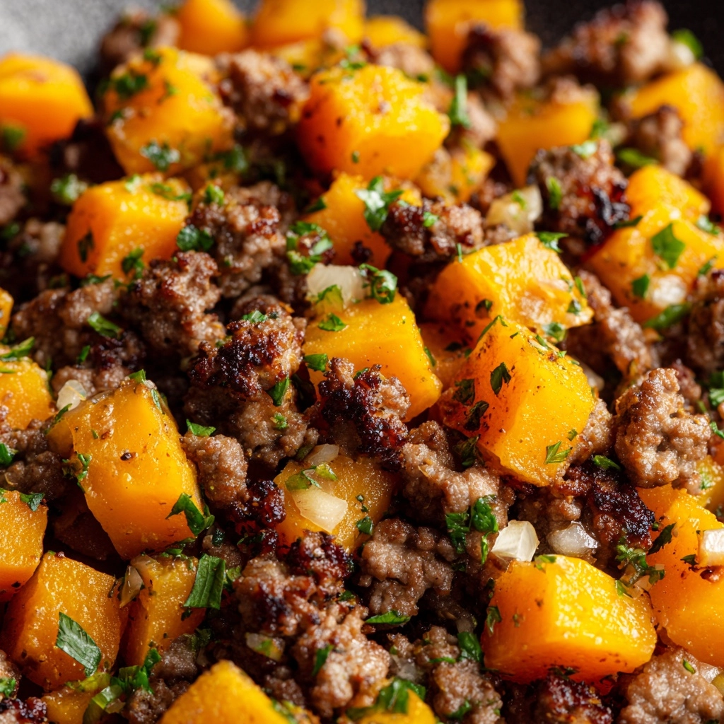Ground Turkey and Sweet Potato Skillet Delight Recipe - Recipe Image
