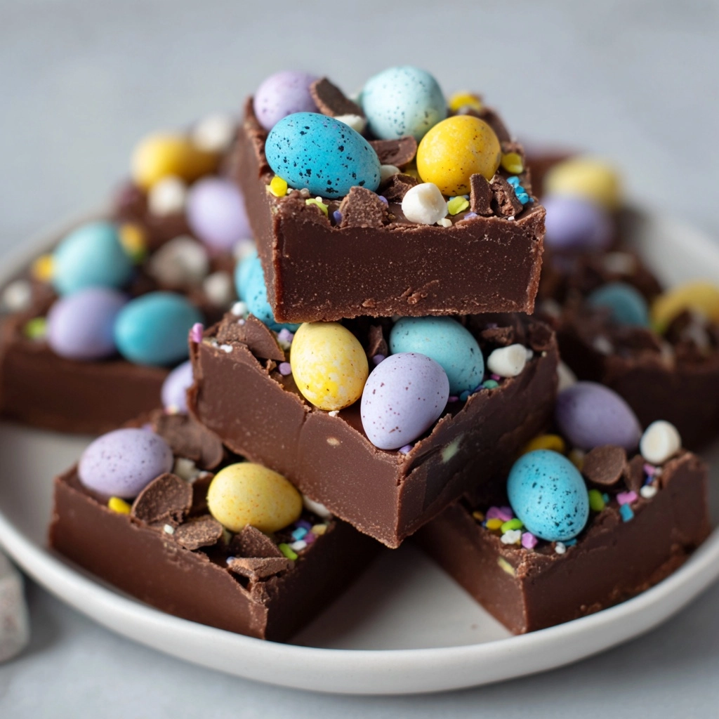 Easter Chocolate Fudge Recipe - Recipe Image