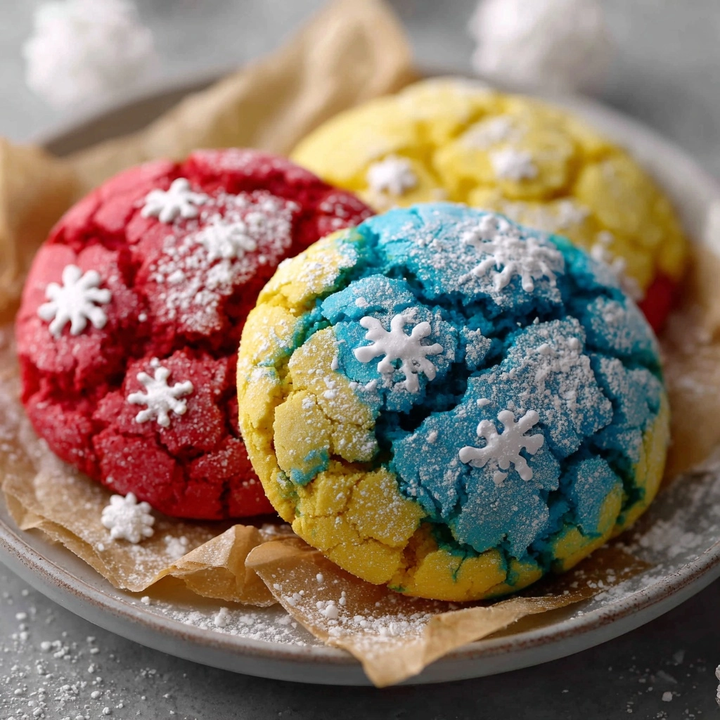 Patriotic Crinkle Cookies Recipe - Recipe Image