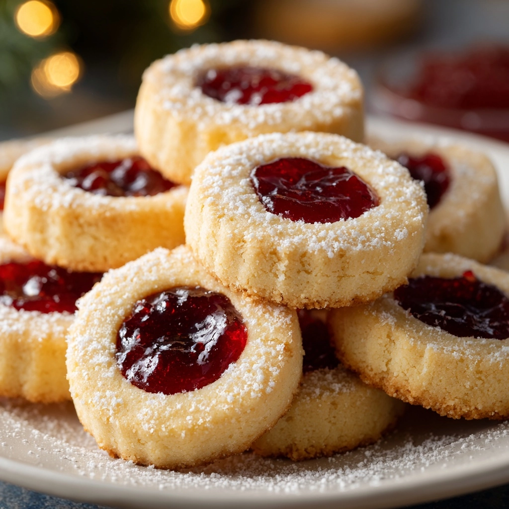 Christmas Cherry Shortbread Cookies Recipe - Recipe Image