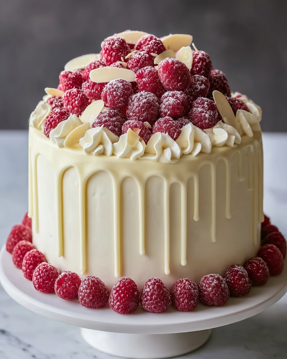 Best White Chocolate Raspberry Cake for Dessert Lovers Recipe - Recipe Image