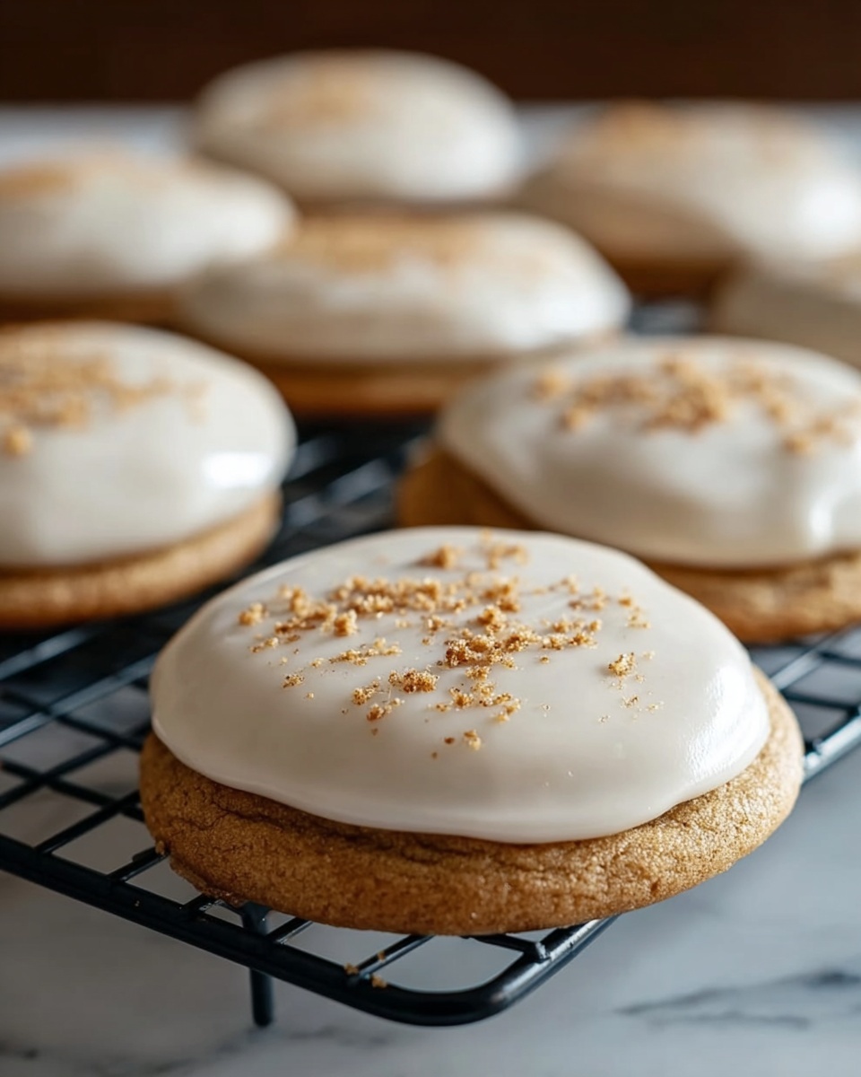 Pumpkin Cookies with Brown Butter Icing Recipe - Recipe Image