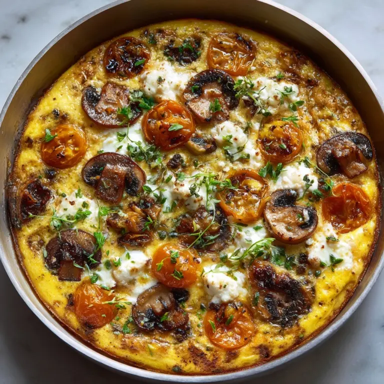 Mushroom Frittata Recipe
