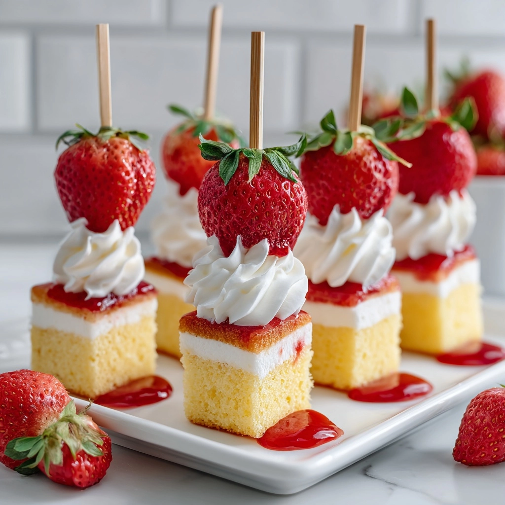 Strawberry Shortcake Kabobs: A Delicious and Easy Dessert Recipe - Recipe Image