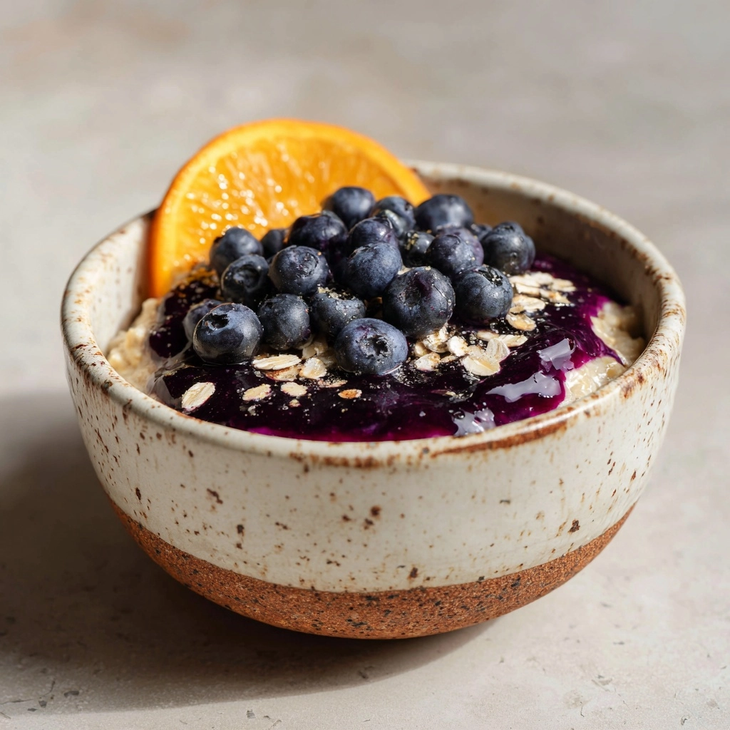 Blueberry Pie Overnight Oats Recipe - Recipe Image