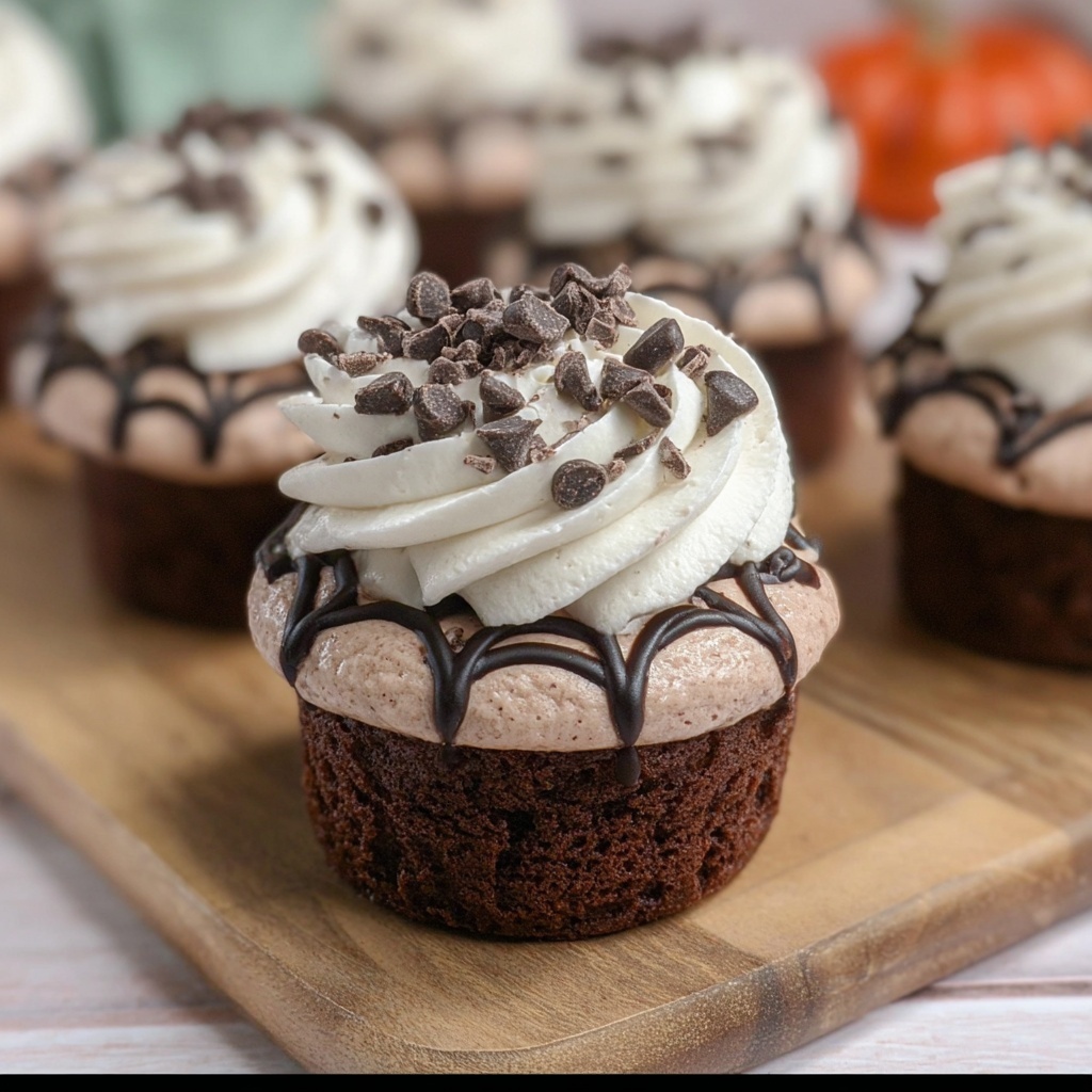 Chocolate Mousse Cupcakes Recipe - Recipe Image