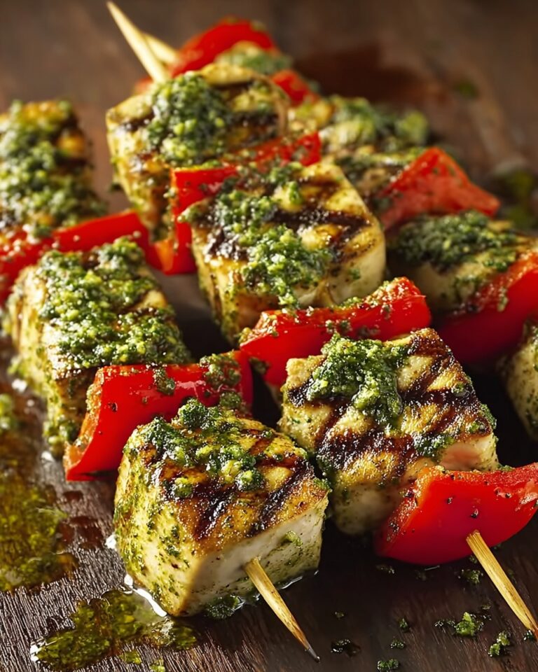 Chicken Pesto Kabobs Recipe