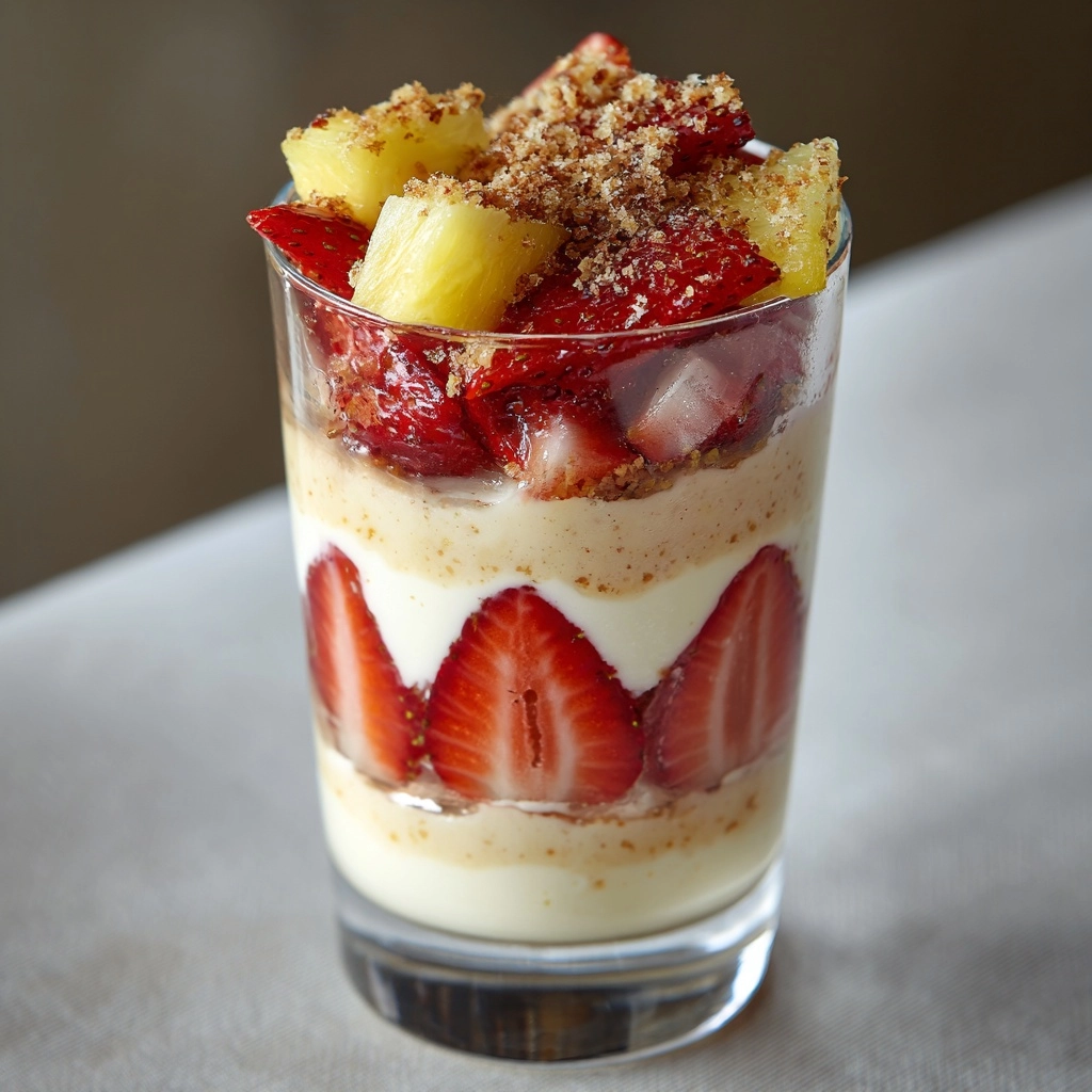 Strawberry Piña Colada Smoothie Recipe - Recipe Image